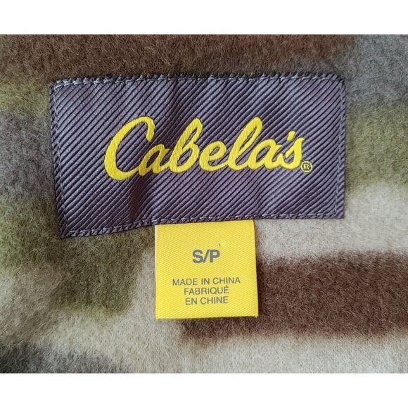 Cabela's Women's Fleece Hoodie Vest Camo Camouflaged Size Small - Picture 3 of 3